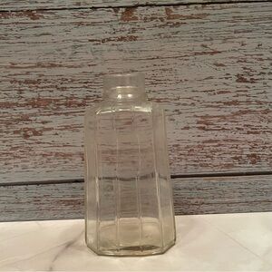 Antique bottle clear